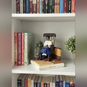 American Girl Pleasant Co. Doll Addy Bookend 1864 Retired Rare Hallmark Edition